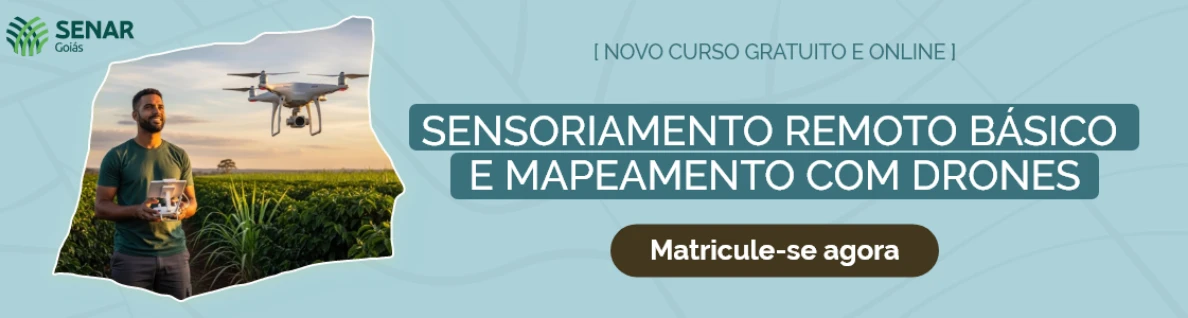 20260120 senar goias banners lancamento sensoriamento mapeamento drones PORTAL FAEG